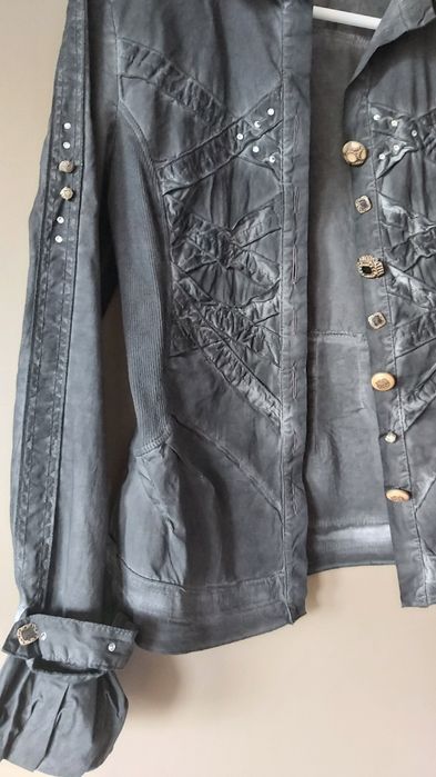 Elisa Cavaletti Italy piękna  bluzka             koszula S/M