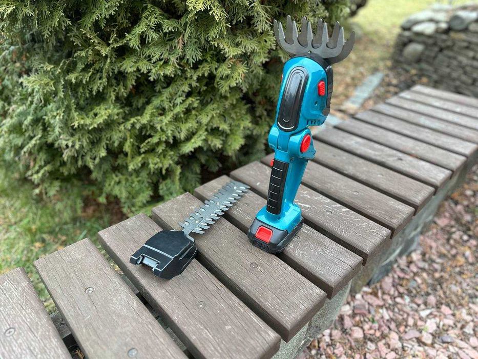 Аккумуляторные ножницы садовые. Тример. Кусторез. Секатор на аккум.