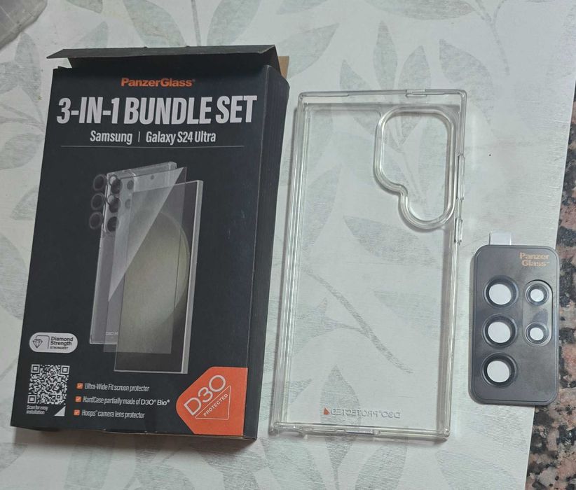 Capa protetora PanzerGlass  NOVA Samsung S24 e S22 Ultra