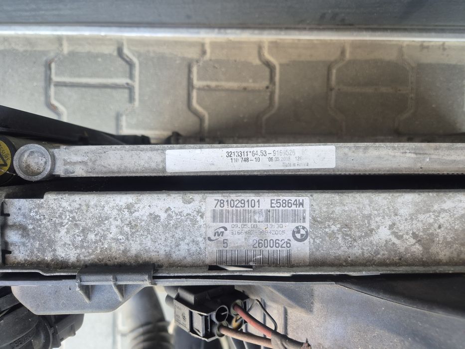 Chłodnica wody klimy wentylator BMW E90 E91 E92 e93