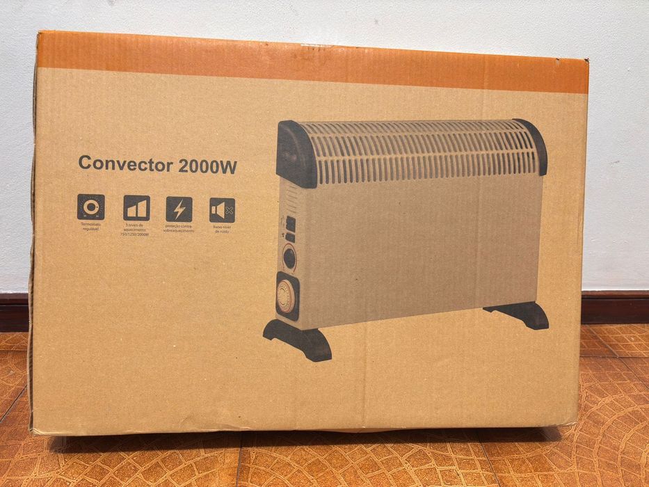 Aquecedor novo em caixa