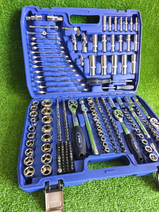 Mala de ferramentas conjunto com 216pcs Chrome vanádio qualidade profissional