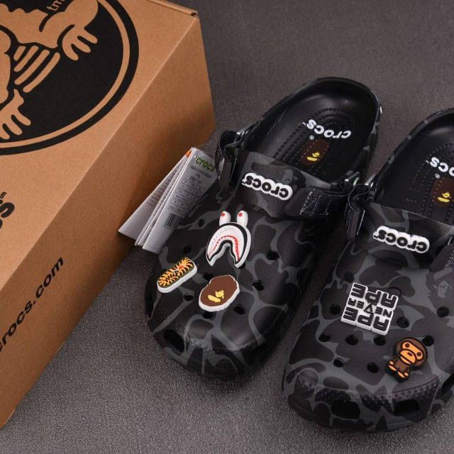 Сабо, капці Crocs x Bape Classic Clog ABC Camo ар. 10002. Оригінальний.