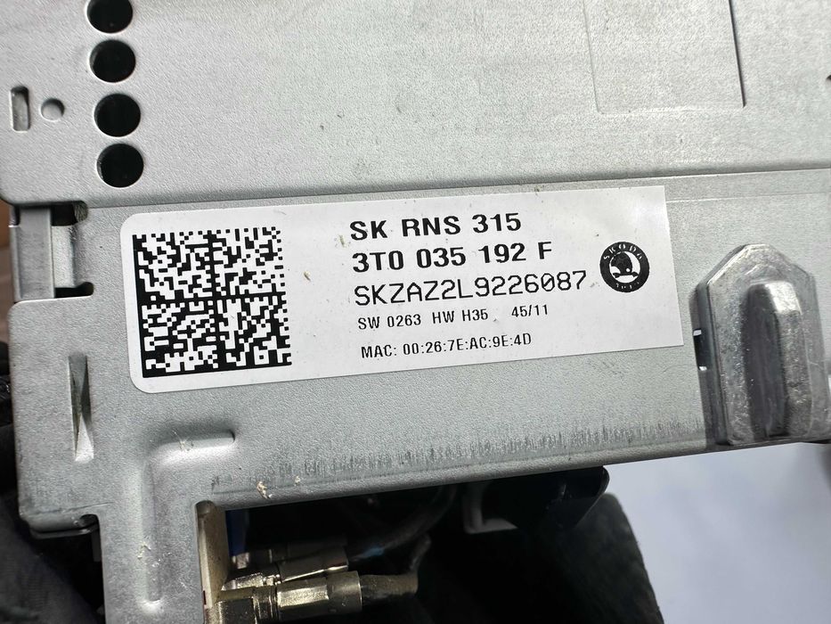 Магнітола Amundsen+ RNS 315 Шкода Октавія А5 магнітофон Skoda Octavia
