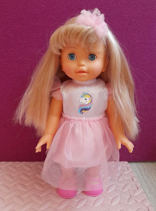 Лялька інтерактивна, велика, ходить