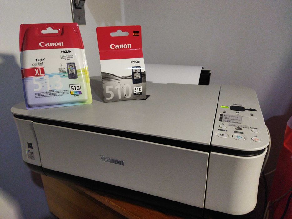 Tinteiros Canon 510 e 513 (XL) - impressora mp250