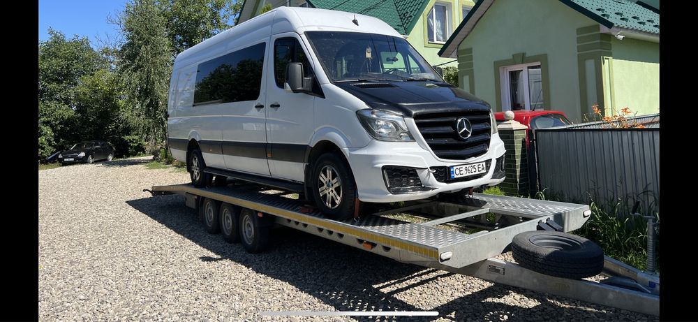 Прокат оренда лавет лафета довга для перевезення sprinter 8.5 m
