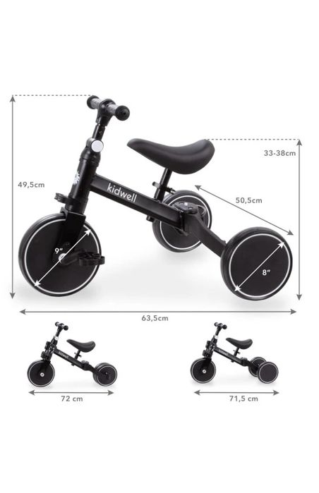 Велосипед 3 в 1 Pico black