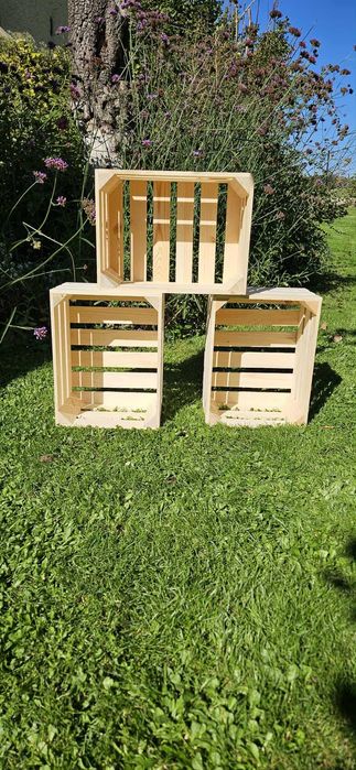 Drewniana skrzynka na owoce/warzywa lub jako ozdoba