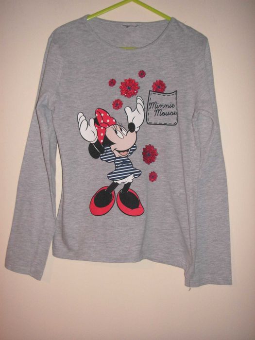 T Shirts Manga Comprida Minnie Mouse T/7 Anos