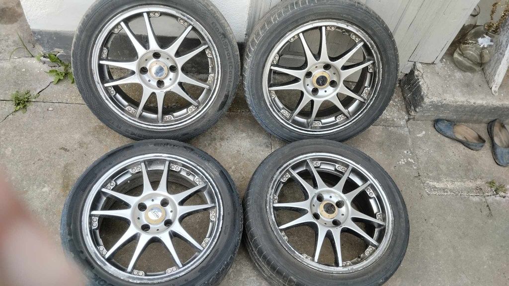 Титанові диски R17 з усталеною резиною: 9 300 грн. - Колеса в зборі ...