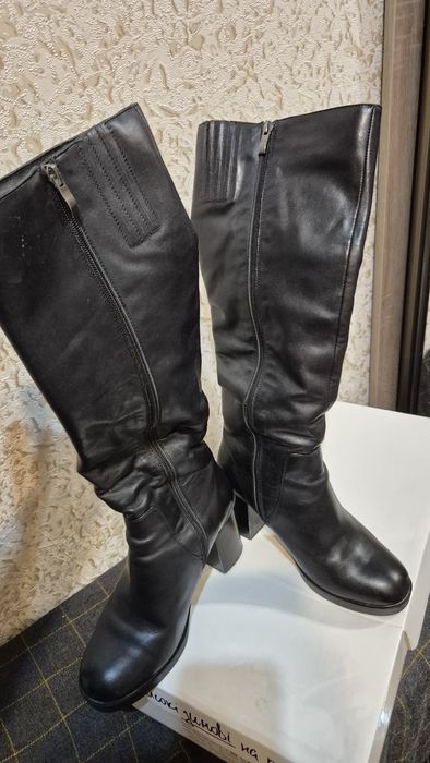 Чоботи зимові на підборах GEM