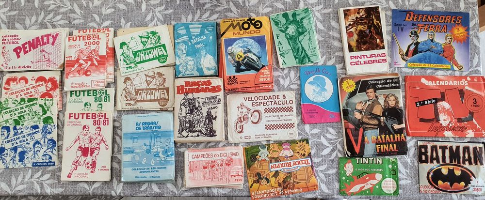 Saqueta de cromos tintin futebol batman