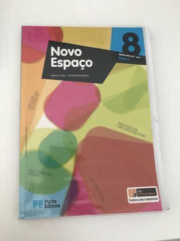 Manual escolar Matemática "Novo espaço " 8° ano Vol I e II conjunto