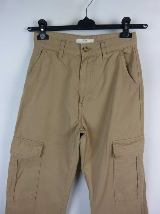 Stradivarius spodnie bojówki bawełna / 36 mex. 26