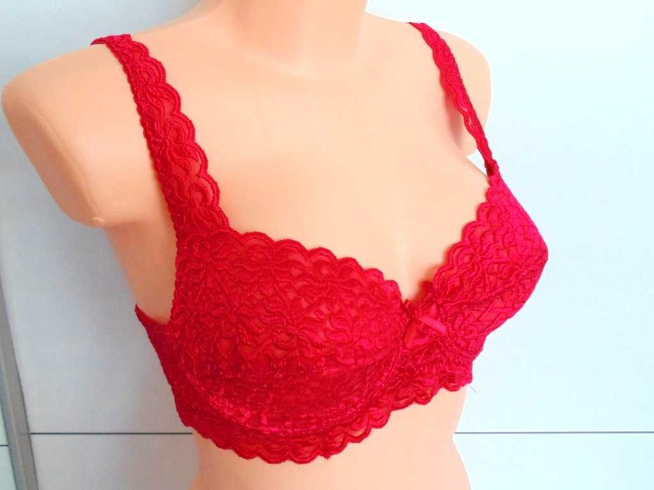 C&A Canda modelujący haftowany biustonosz damski 80C