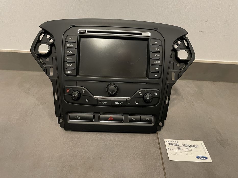 Radio nx navi bluetooth kolorowa ford mondeo mk4 s-max kod