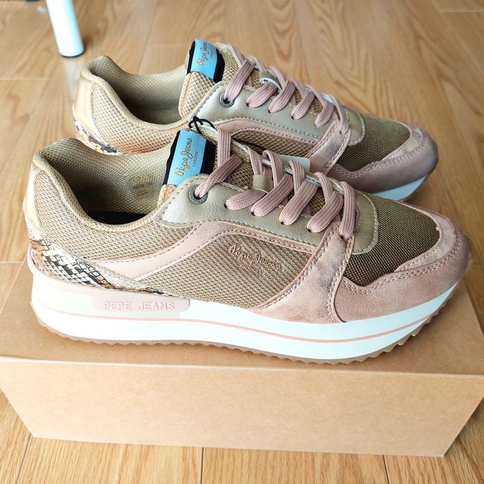 Sapatilhas de mulher PEPE JEANS PLS31260 RUSPER COSI 113 MAPLE SUGAR