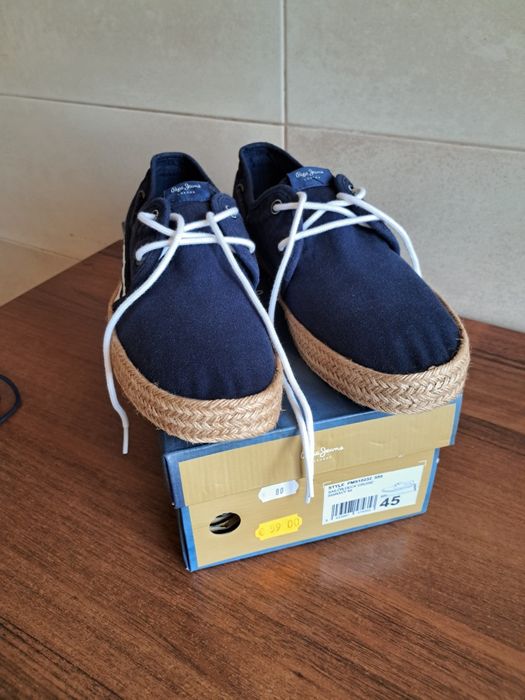 Еспадрильї, мокасини Pepe Jeans London 45 розмір.