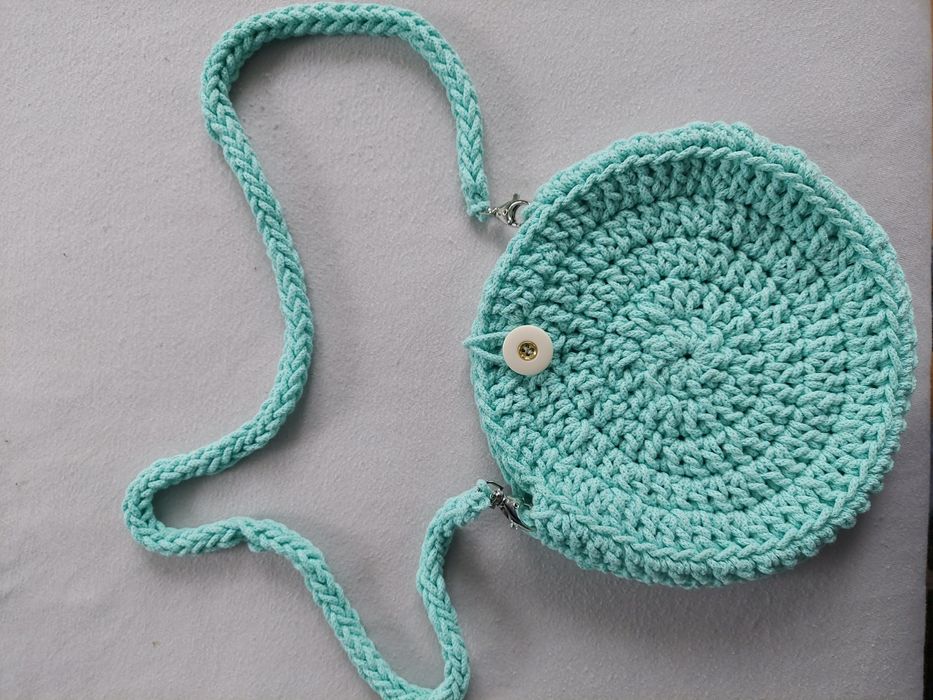 Torebka hand made okrągła