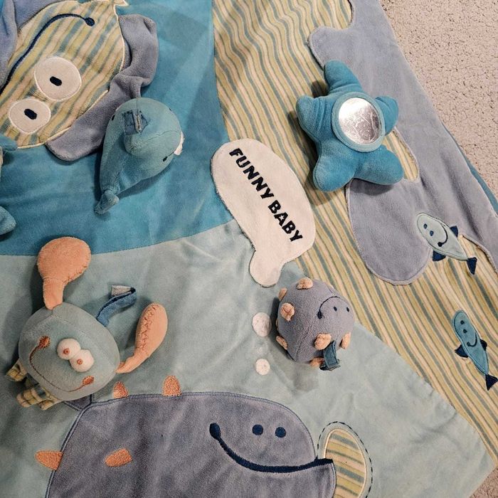 Mata Edukacyjna dla Niemowląt Funny Baby dla dziecka 3-9 mscy