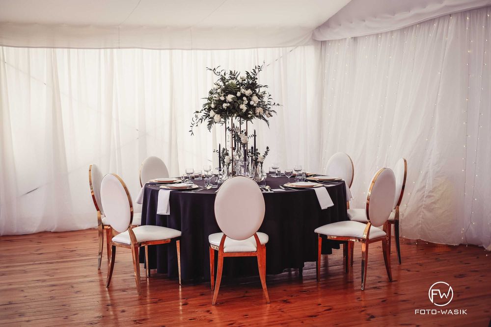 Wynajem krzesel Glamour Katowice krzesla biale Slask krzesla eventowe