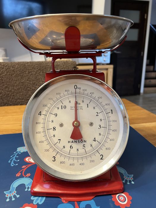 Waga kuchenna retro vintage 5 kg