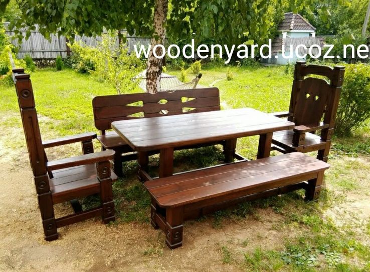 Садовая мебель. Деревянная мебель