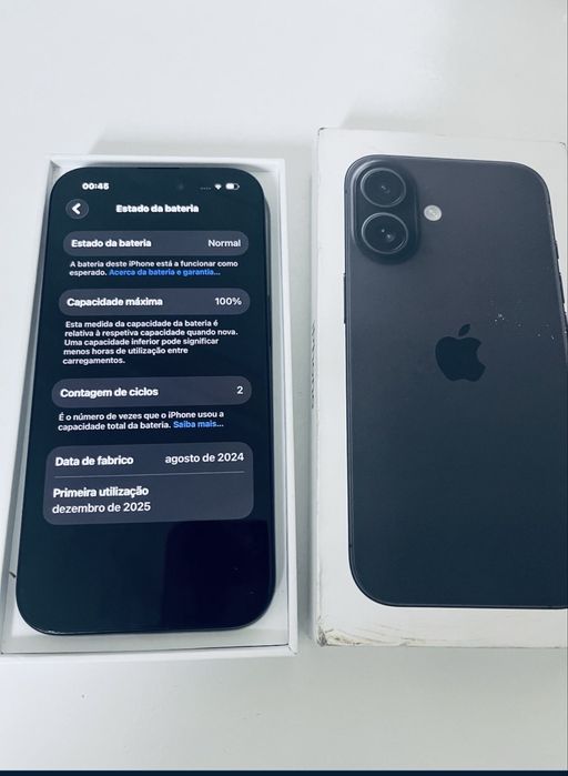 Iphone 16 novo na caixa 128GB