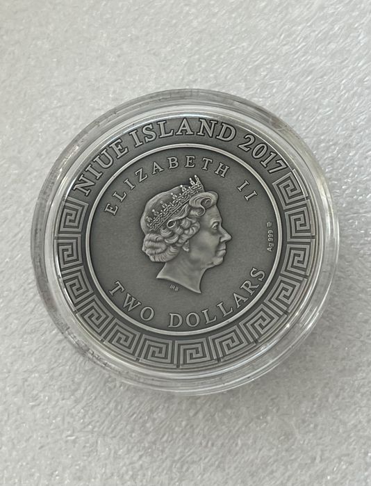 2017 АХІЛЛЕС - срібна монета 2 Oz