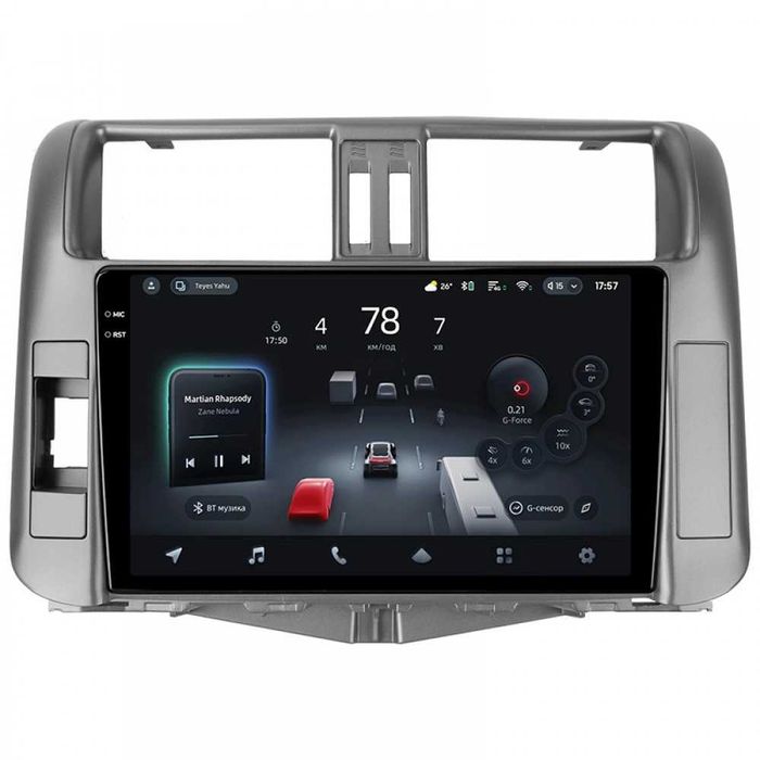 Штатна магнітола Teyes CC4 Pro 2k 8+128 Gb Toyota Land Cruiser  150