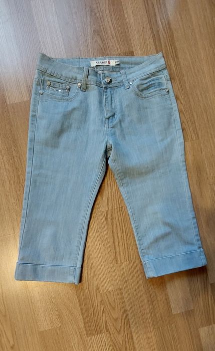 Spodnie rybaczki dżinsowe 36