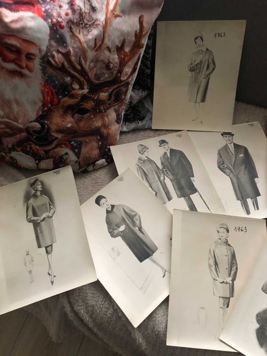 Zabytkowe grafiki krawieckie