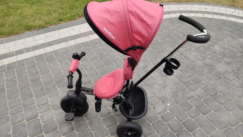 Rowerek trójkołowy baby Tiger wielofunkcyjny