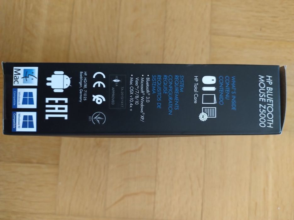 Myszka HP Bluetooth mouse Z5000 dla PC i Mac