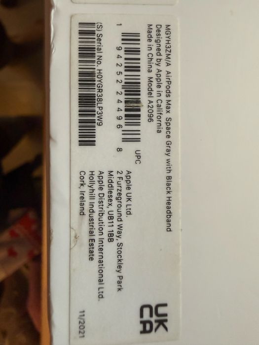 Słuchawki Apple AirPods Max - 100% ORYGINAŁ - DOKUMENTACJA SERWISOWA