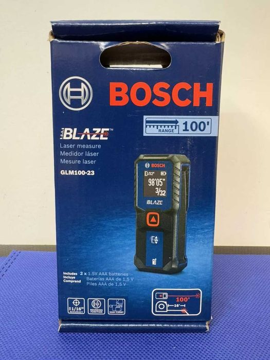 Дальномер лазерный рулетка Bosch GLM100-23 на 30м