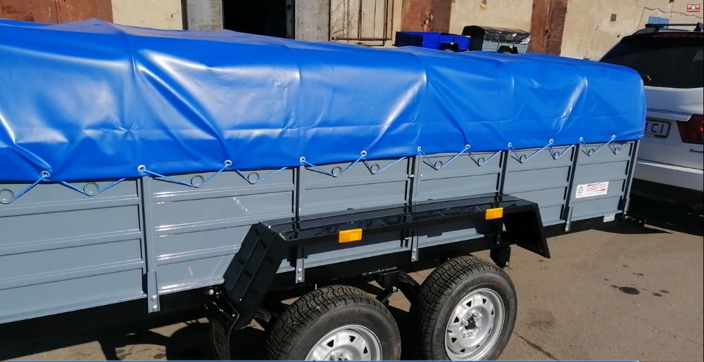 Прицеп Двухосний Гальмівний КРД 128 для легкового авто чи буса.