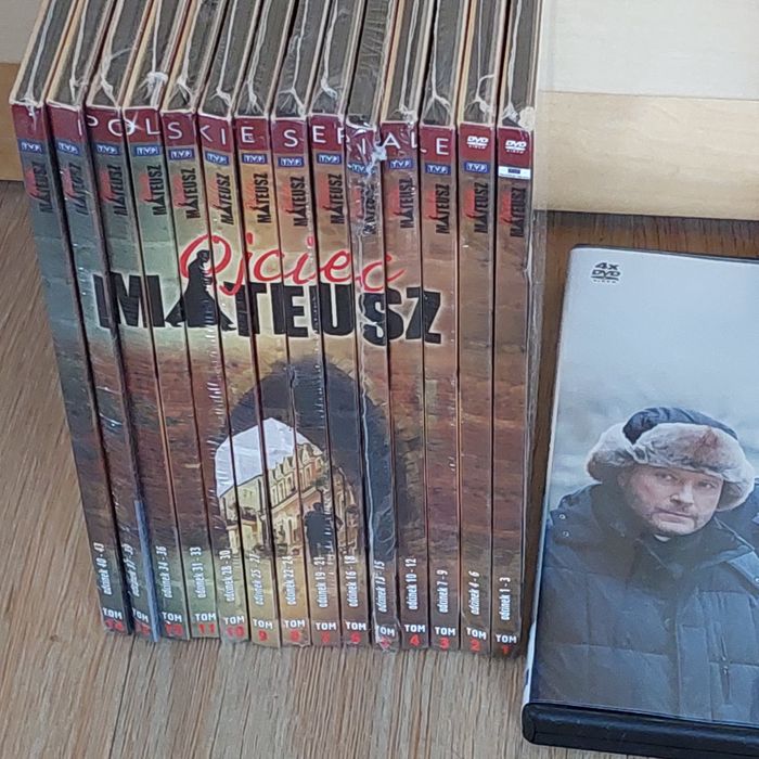 Serial ojciec Mateusz, mini ksiażka i serial na dvd
