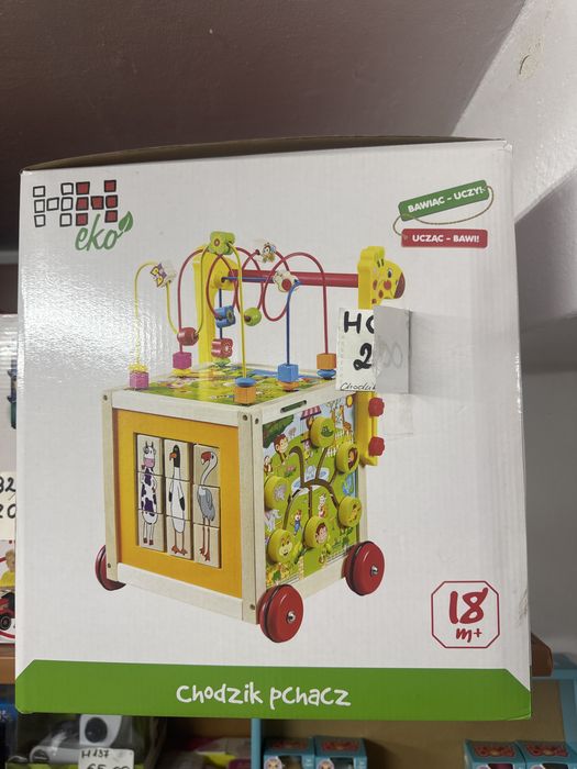 Drewniany chodzik pchacz z HH