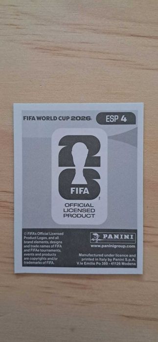 Cromo futebol de Laporte(Mundial 2026)da Panini
