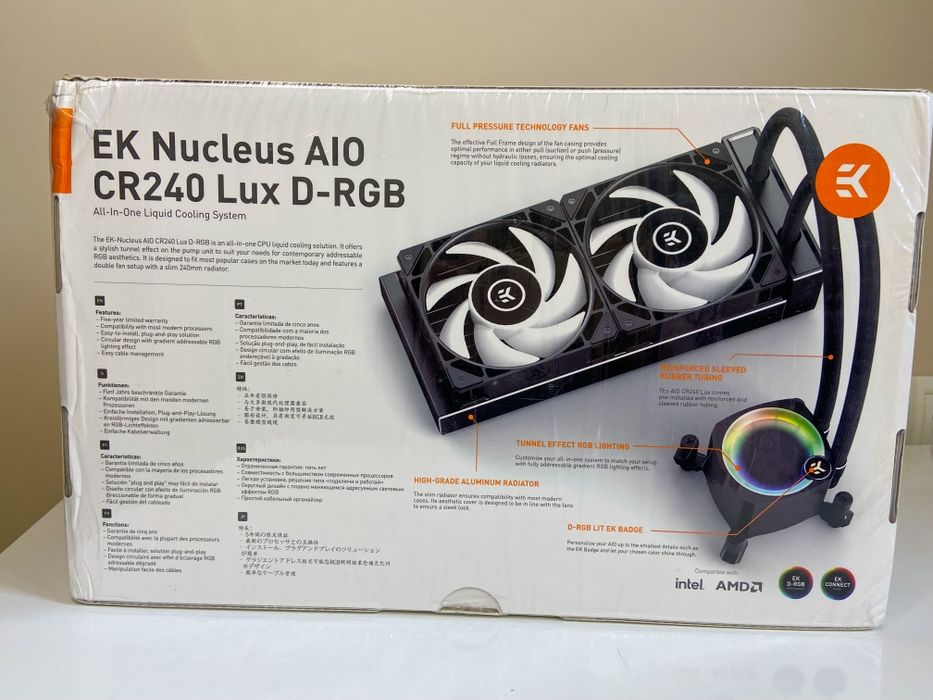 Водяне охолодження, водянка СВО EKWB EK-Nucleus AIO CR240 Lux D-RGB