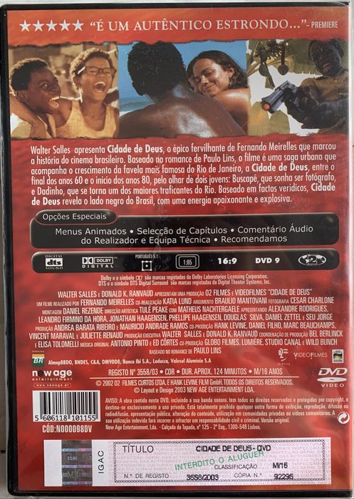 Dvd Cidade de Deus