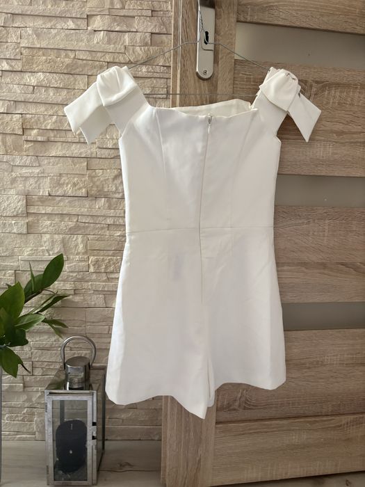 Kombinezon xs/s bialy!