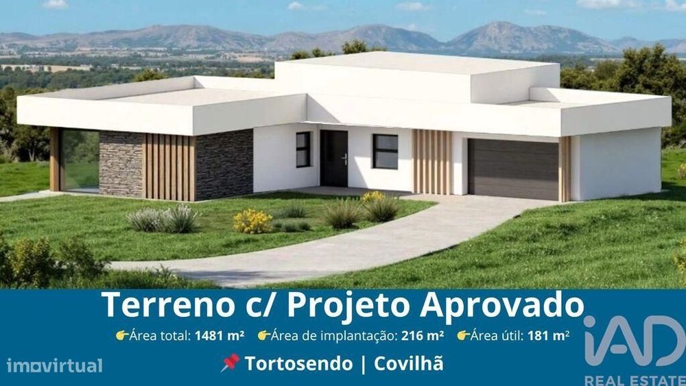 Terreno para construção em Tortosendo