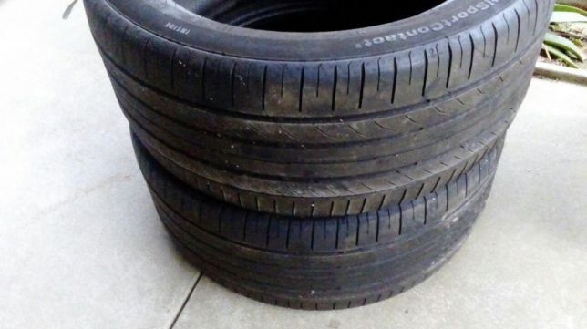 Pneus Continental 245/40/17 em muito bom estado vendo ou troco