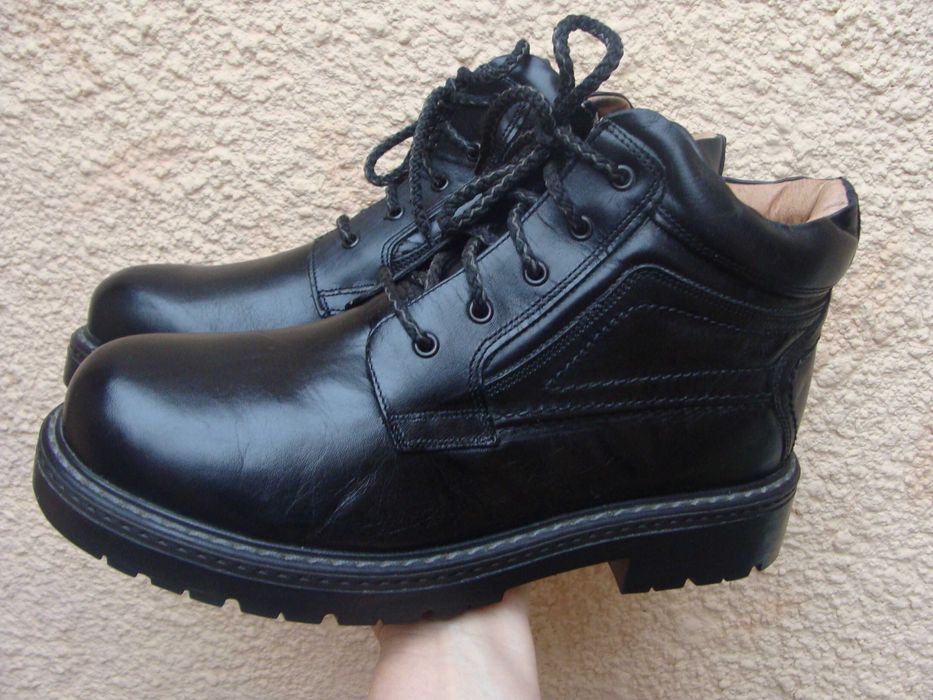 46/29.5 см Cincinnati ботинки черные кожаные зимние меховые