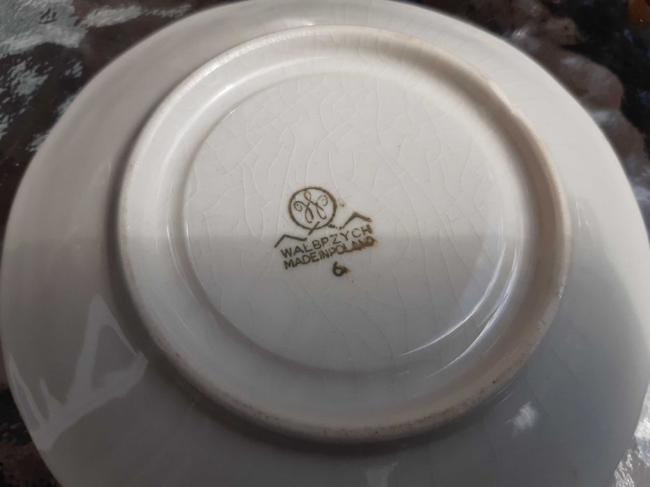 Zestaw kawowy PRL Wałbrzych porcelana
