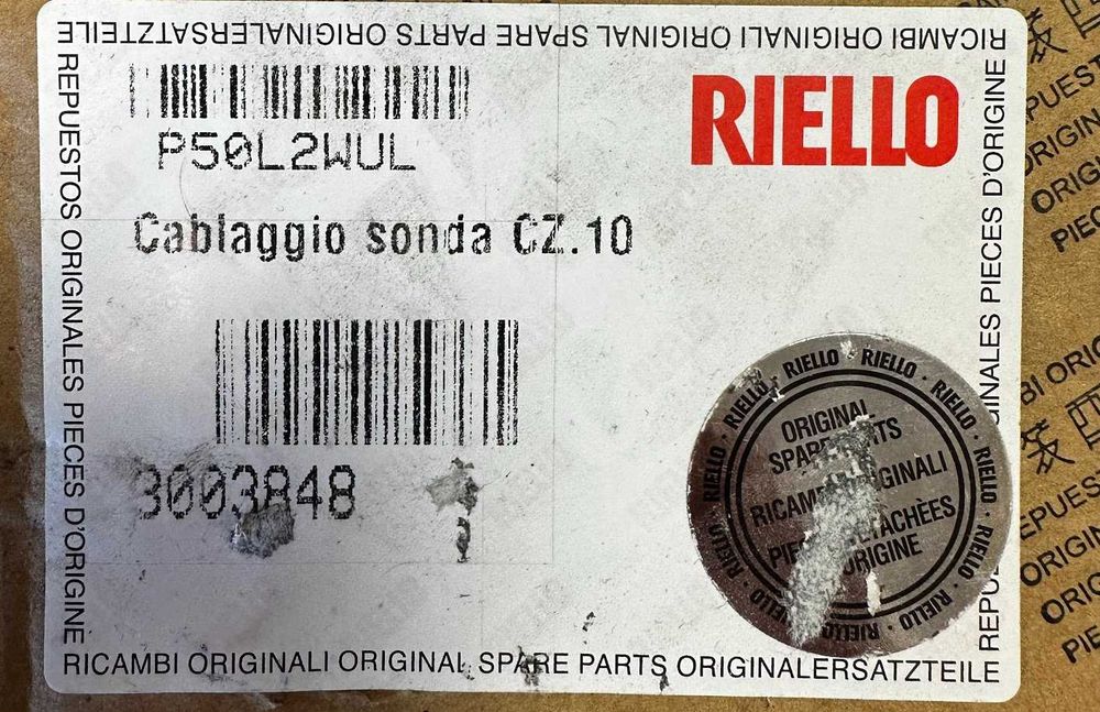 RIELLO Cablaggio sonda CZ.10 Przewód elektrody jonizacyjnej P50L2WUL