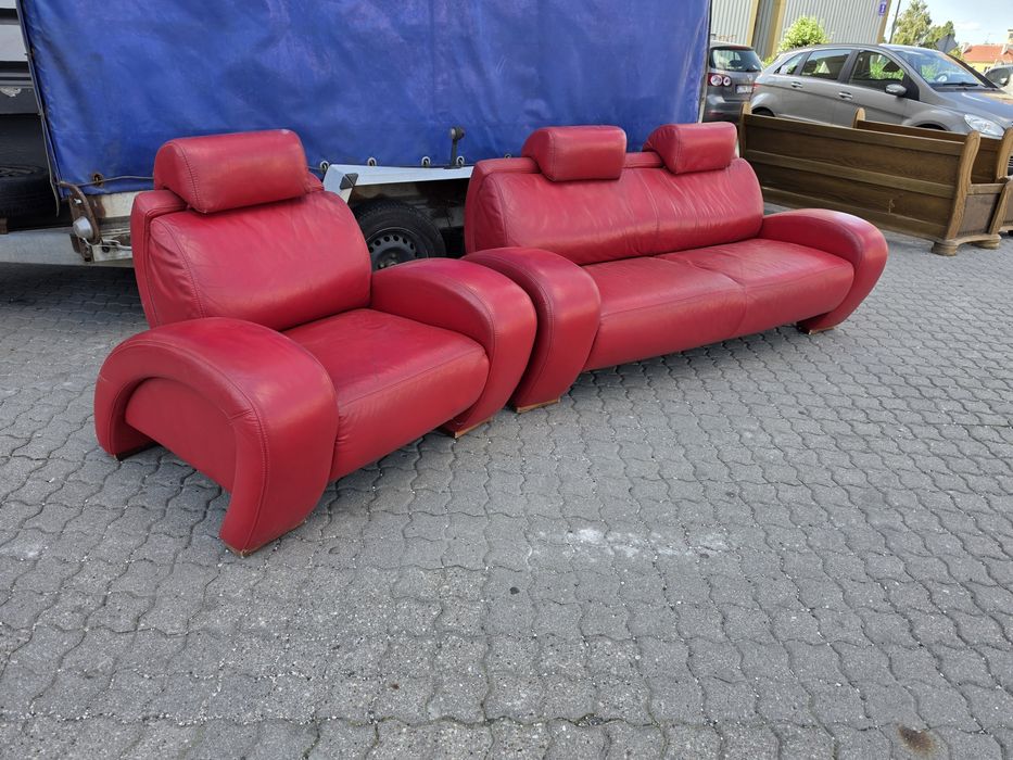 Komplet skórzany TRANSPORT CAŁY KRAJ